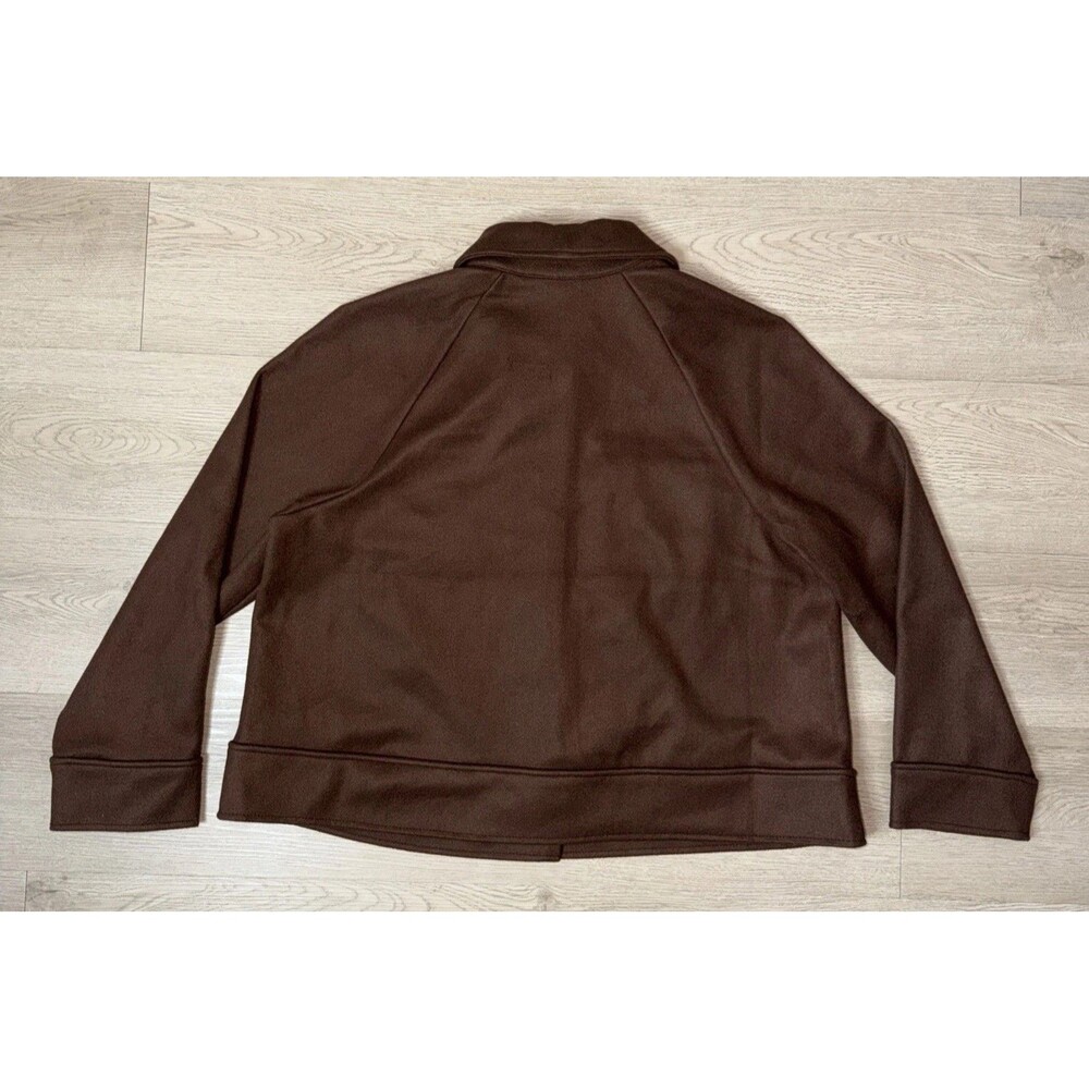L.L. Bean Brown Button-Front Utility Jacket - Picture 8 of 9